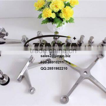 JINXIN 304/316 Wall Curtain Glass Spider Spider Glass System Facade Point Fixing photo-5