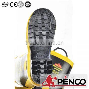 Fireman Foot Protection Waterproof Oilproof Steel Toe Rubber Man Worker Chemical Shoes Safety Boots photo-3