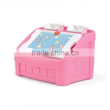 2016 New Custom Children Room Pink Plastic Toys Big Storage Box from ICTC Factory