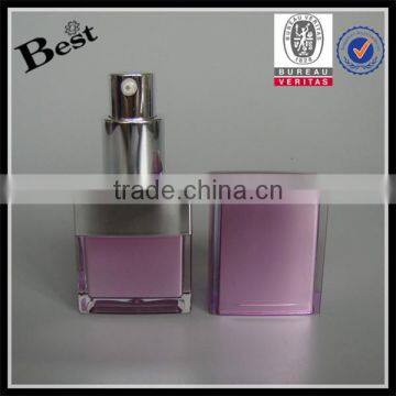 15ml 30ml 50ml Pink Acrylic Lotion Bottle Acrylic Bottle Cosmetic Pump and Plastic Cap photo-4
