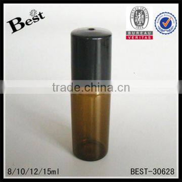 Various Size 10 ml Amber Roller Bottle With Roller Ball and Aluminum Cap photo-4