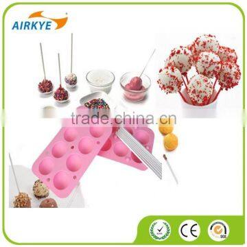 Silicone Cake Pops Mould Maker Lollipop Sticks Pop Mold Cooking photo-4