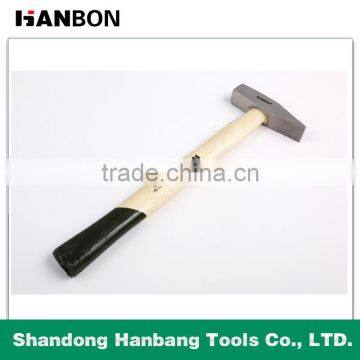 Professional wood handle machinist hammer of 200g, 300g, 500g