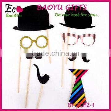 76 Pcs/Set Fashion Funny Photo Booth Props Hat Mustache On A Stick Wedding Birthday Party Favor Wedding Props Wedding Decoration photo-3