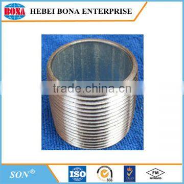 Electirc and hot dipped galvanized barrel nipple