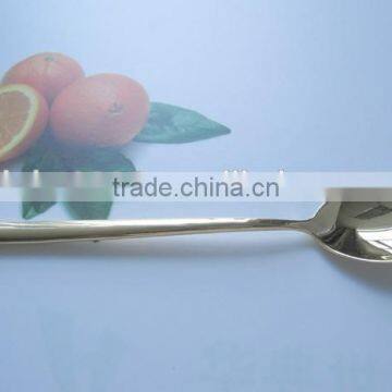 Elegance Silver 18/0 Gold Plated Spoon With Ceramic Handle for Promotional Gold Spoon Gift photo-2