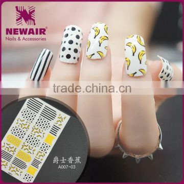 New Air Custom design 2017 popular new fashion Korea and Japan lady nail wraps