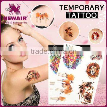 Latest Hot Designs Charm Tribal Tattoo Sexy Belly Temporary Tattoo Designs