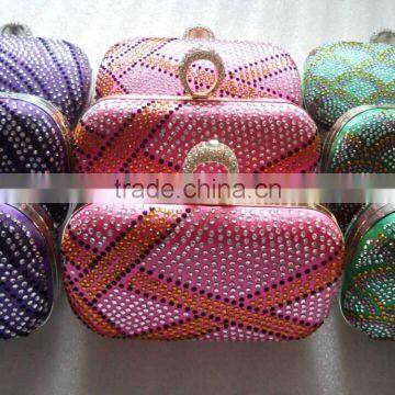 Dense Drilling Rhinestone Evening Clutch Bag