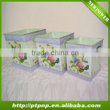 Flower design Metal Flower Pot for Garden