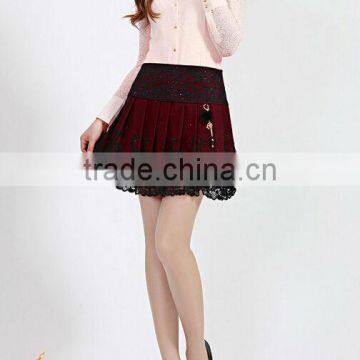 New voile lace fashion pictures of mature women with short skirts