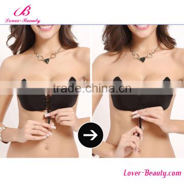 Hot Sale Black Cup Self Adhesive Backless Push Up Bra