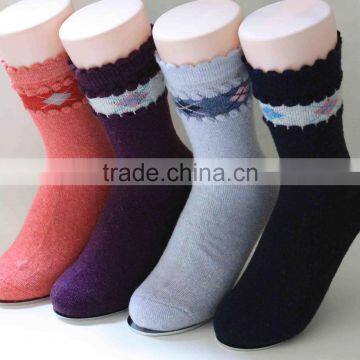 Colorful wool warm fuzzy socks