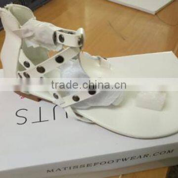 Ladies Fancy Sandal Shoes Closeouts,china Factory Stock Liquidation photo-2
