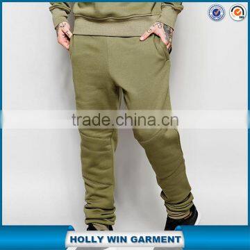 100 Percent Cotton Army Green Skinny Fitness Wholesale Jogger Pants photo-1