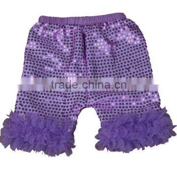 Wholesale Sequins Girls Shorts Baby Clothes Ruffle Shorts Yiwu Factory photo-2