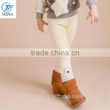 Winter Kids Girls Mirco Velvet Thick Leggings New Design For Girls Cotton Kinny Children Girls Casual Pants photo-3