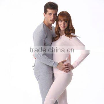 Couple unisex thermal pajamas and lovers sleepwear