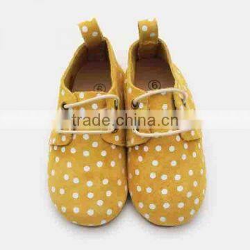 Print Leather Kids Shoes 2017 Rubber Sole With Baby Oxford Shoes photo-6