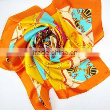 2014 Sprig Silk Scarf Custom Fashion Printed photo-4