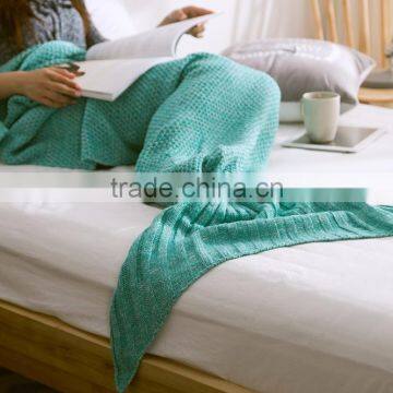 Mermaid Tail Blanket Crochet and Mermaid Blanket for Adult and Kid Sleeping Bag photo-4
