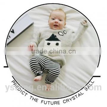 Cartoon House Pattern Cute Design Baby Boy sweater