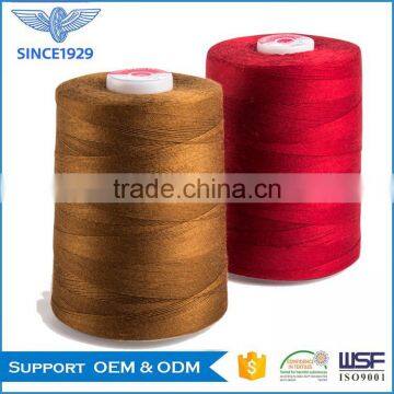 Cotton-wrapped polyester corespun sewing thread 28S/2 tex 40
