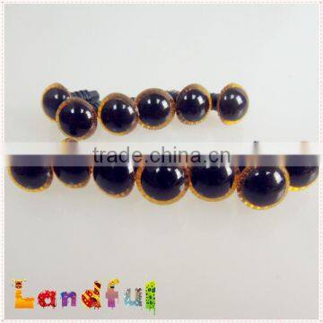 12mm Orange Gold Safety Craft Animal Eyes For Amigurumi Stuffed Toy photo-5