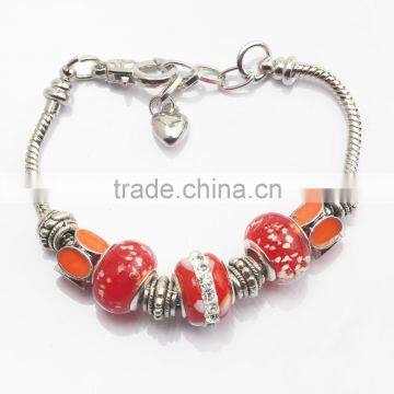 Type Round Stone Pearl Red Alloy Anchor Tassel Bracelets Wholesales