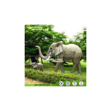 High Quality Simulation Mechanical Animatronic Animal of Elephant for Park & Playground