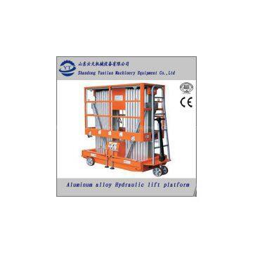 Aluminum alloy hydraulic lifting platform for line maintenance