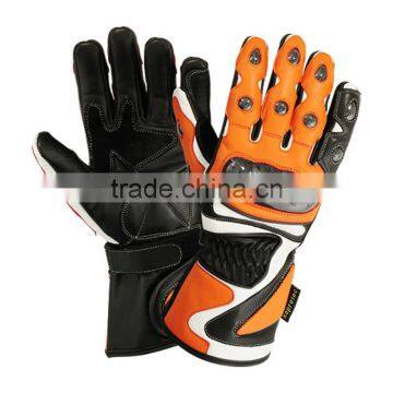 Retro Real Sheep Skin Leather Motorcycle Gloves Moto Protective Gears Winter Motorbike Glove