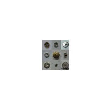 Zinc alloy button