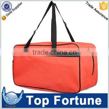 Custom 600D polyester with PET coating Sport fabric travel bag