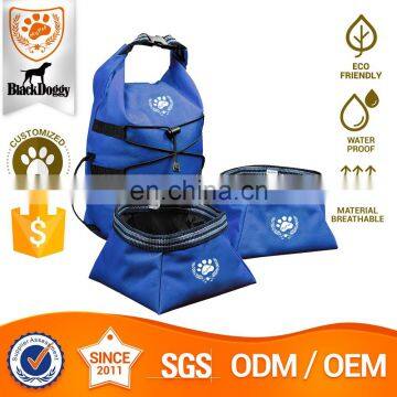 Foldable Polyester Pet Bowl Bag, Dog Food Storage Bag. photo-4