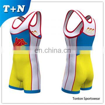 Sublimation Customwrestling Singlets Wholesale Pro Russian