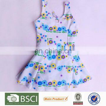 Made in China Pretty One Piece Dress Bathing Suits For Teens