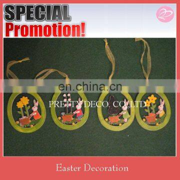 Easter decoration, decorative wooden easter egg