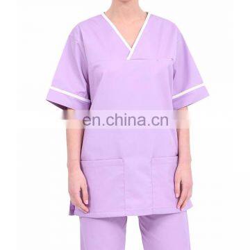 Anti-bacterial Short Sleeve Medical Scrub Uniform