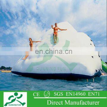 Funny inflatable climbing iceberg for water games IB08