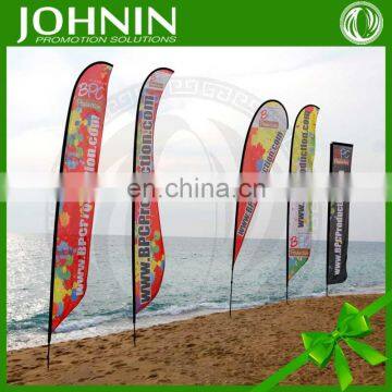 Hot selling Custom Printing Outdoor Beach Feather Flag