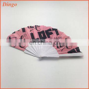 custom printing PP Plastic Hand Fan