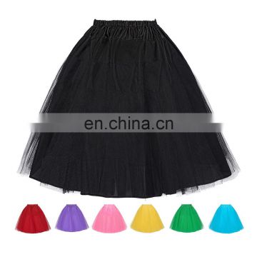 GK Women's 3 Layers Crinoline Petticoat Underskirt for Retro Vintage Dress BP000057