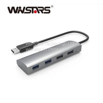 Plug and play 4 ports Super Speed 5Gbps usb 3.0 hub