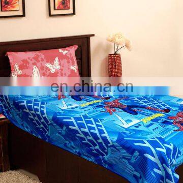 Cartoon Printed Reversible Single Bed TopSheet