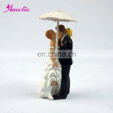 A07390 Bride Groom Resin Wedding Cake Toppers