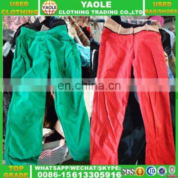 Wholesale Used Clothing 3/4 Pants Used Clothes Shoes