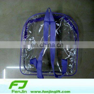 pvc school bag pvc backpack bag for child packaging