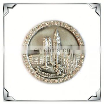 zinc alloy country souvenir plate