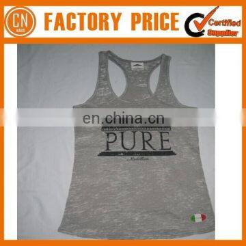 Customized Logo OEM Designed 100% Cotton Man's Singlet